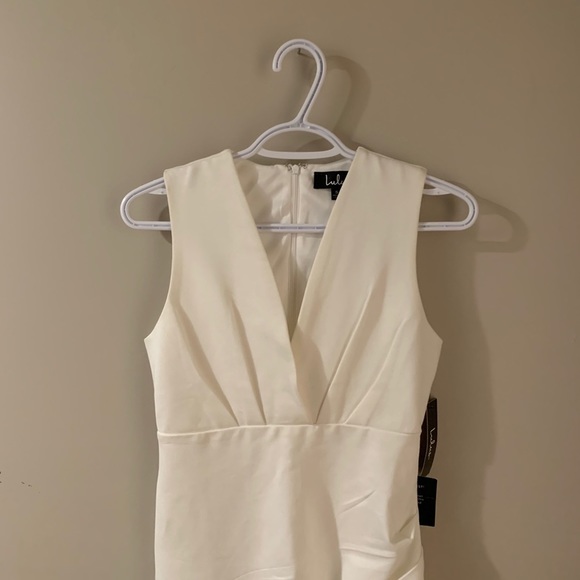 🆕 Lulu’s White “Cocktail Hour” Dress - Women’s Size Small - Picture 6 of 6